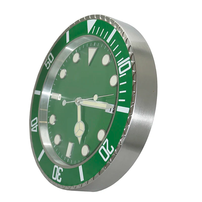 34cm Luxury Creative Wall Clock Modern Metal Design Art Wall Clock