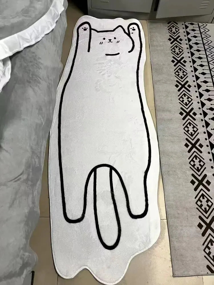 Irregular Cartoon Animal Imitation Cashmere Carpet