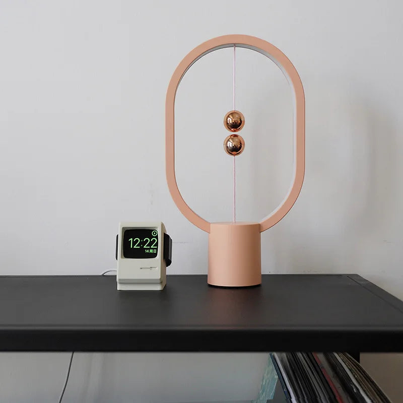 USB Powered Mini Ellipse Magnetic Mid-Air Switch Night Light