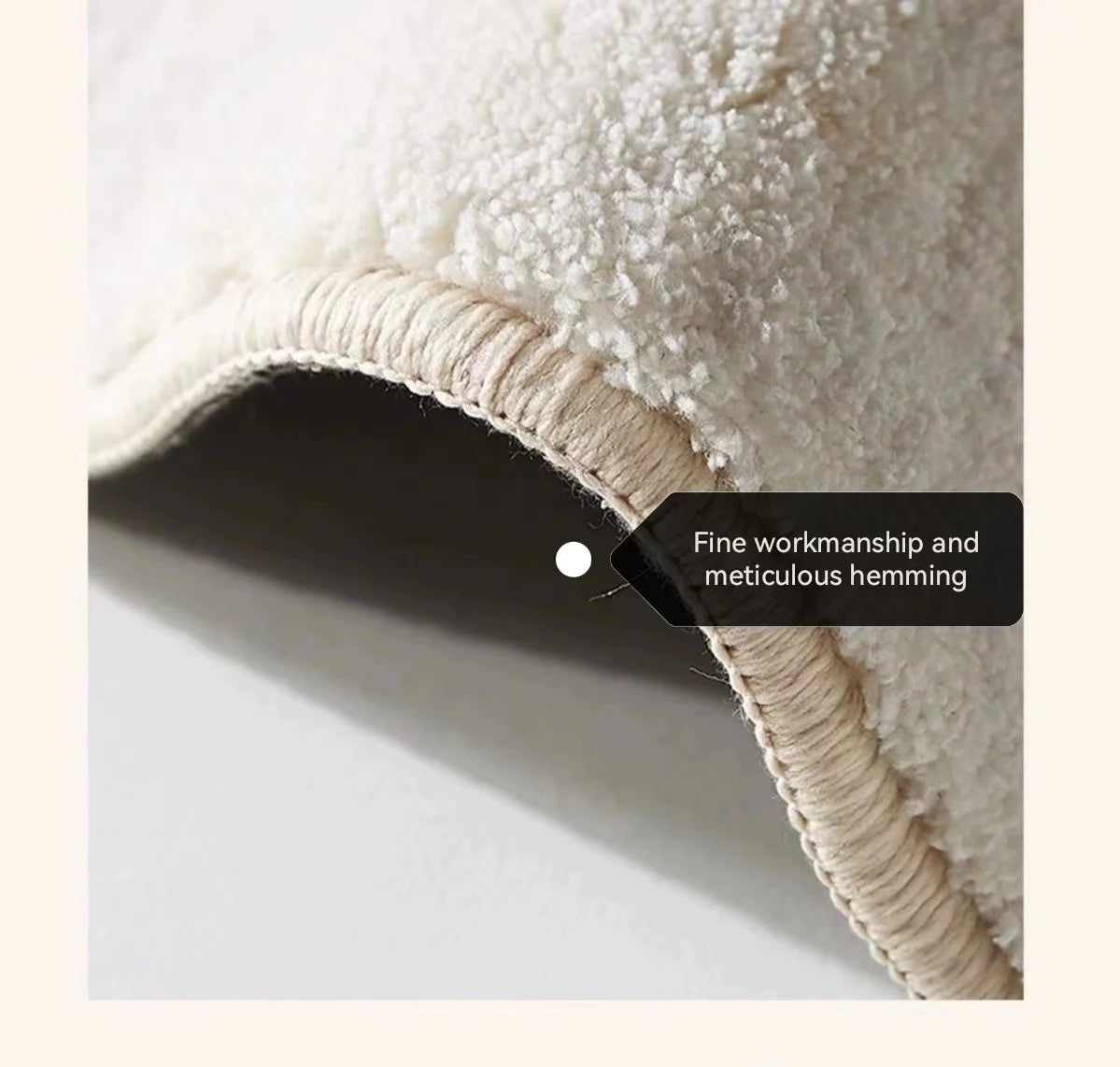 Irregular Cartoon Animal Imitation Cashmere Carpet