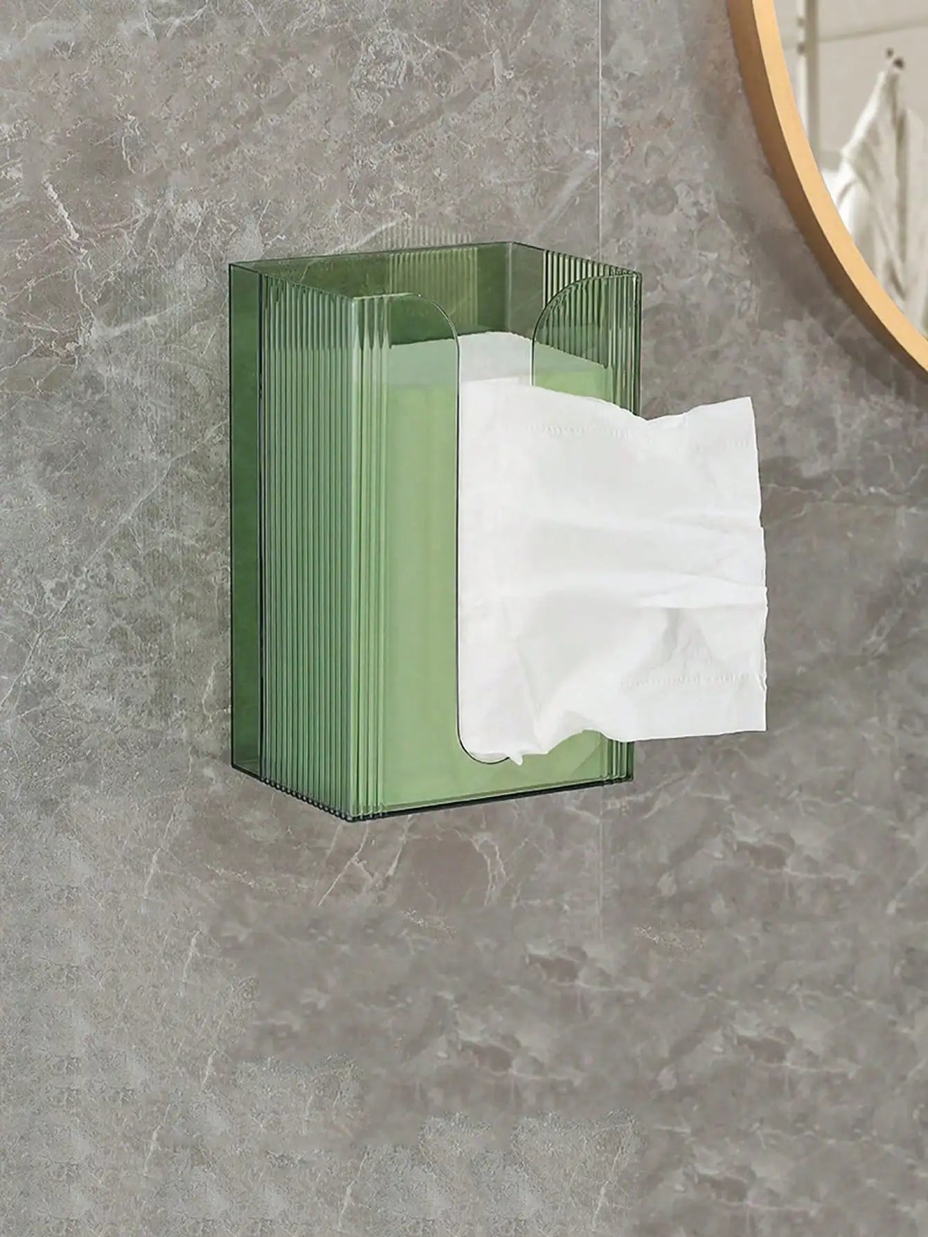 Bathroom Wall-Mounted Self-Adhesive Tissue Box