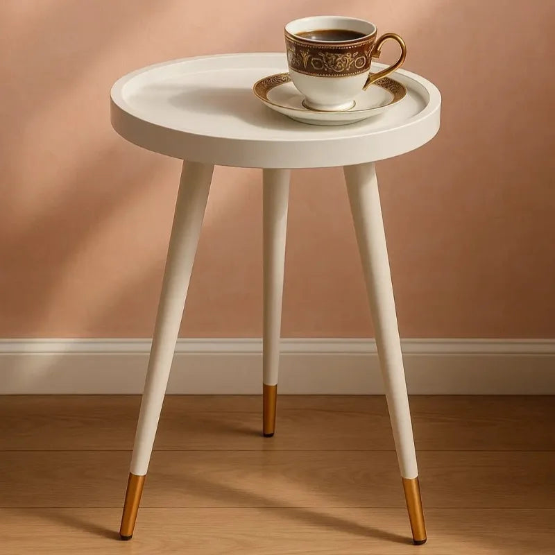 Minimalist Walnut Top End Table