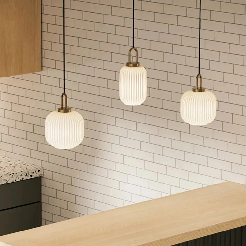 Glass Pendant Light Japanese Pendant Lamp