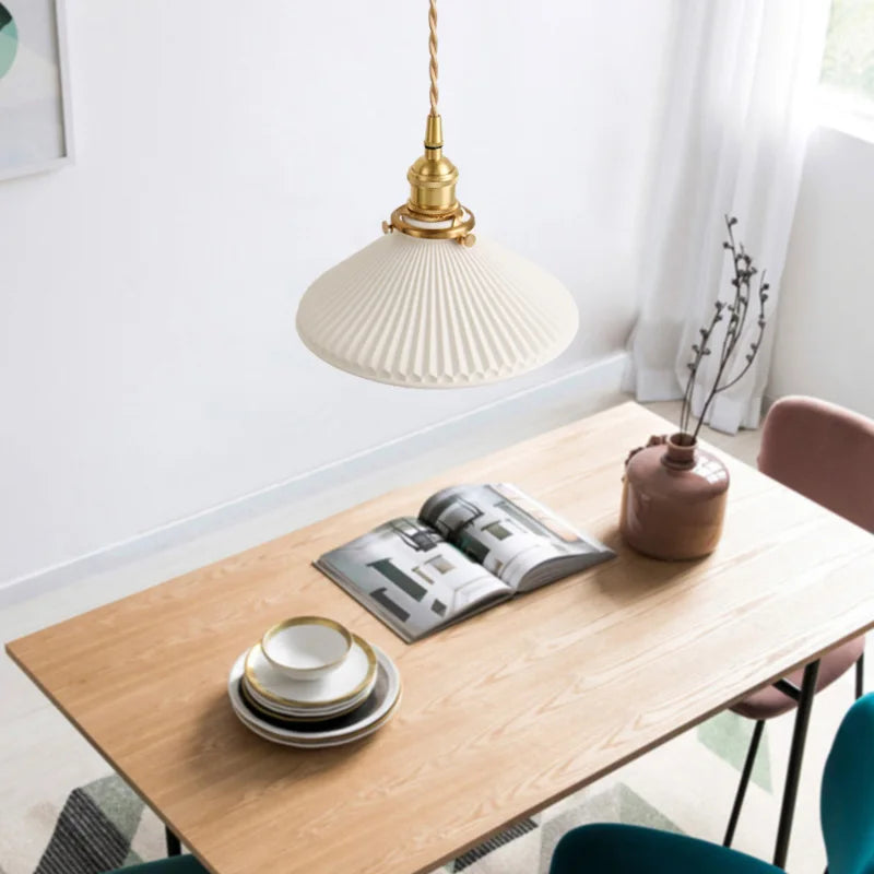 Japanese-Style Ceramic Nordic Chandelier