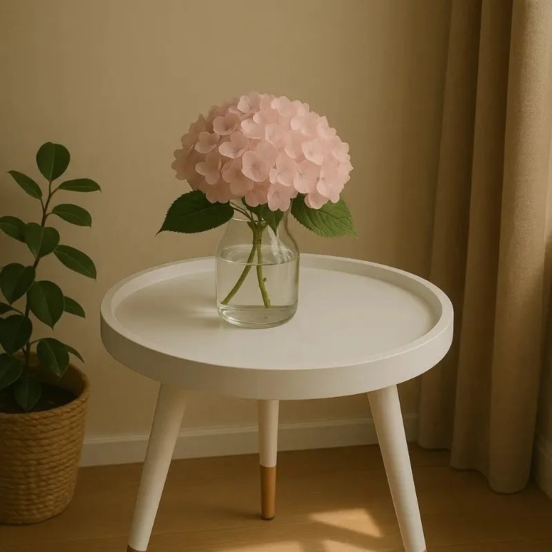 Minimalist Walnut Top End Table