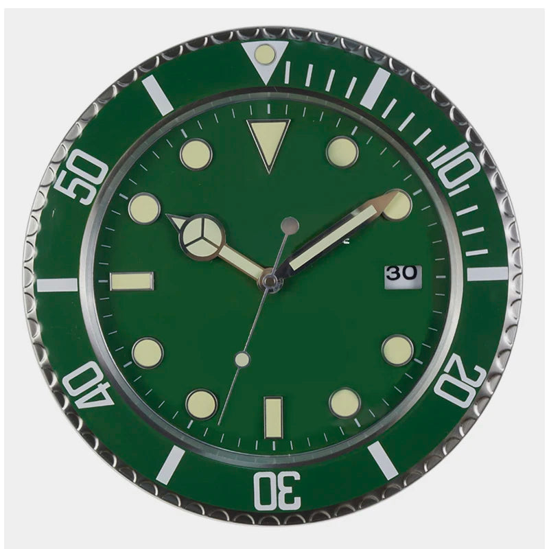 34cm Luxury Creative Wall Clock Modern Metal Design Art Wall Clock
