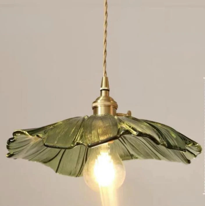 Modern Pendant Lights Flower Glass Hanging Lamps