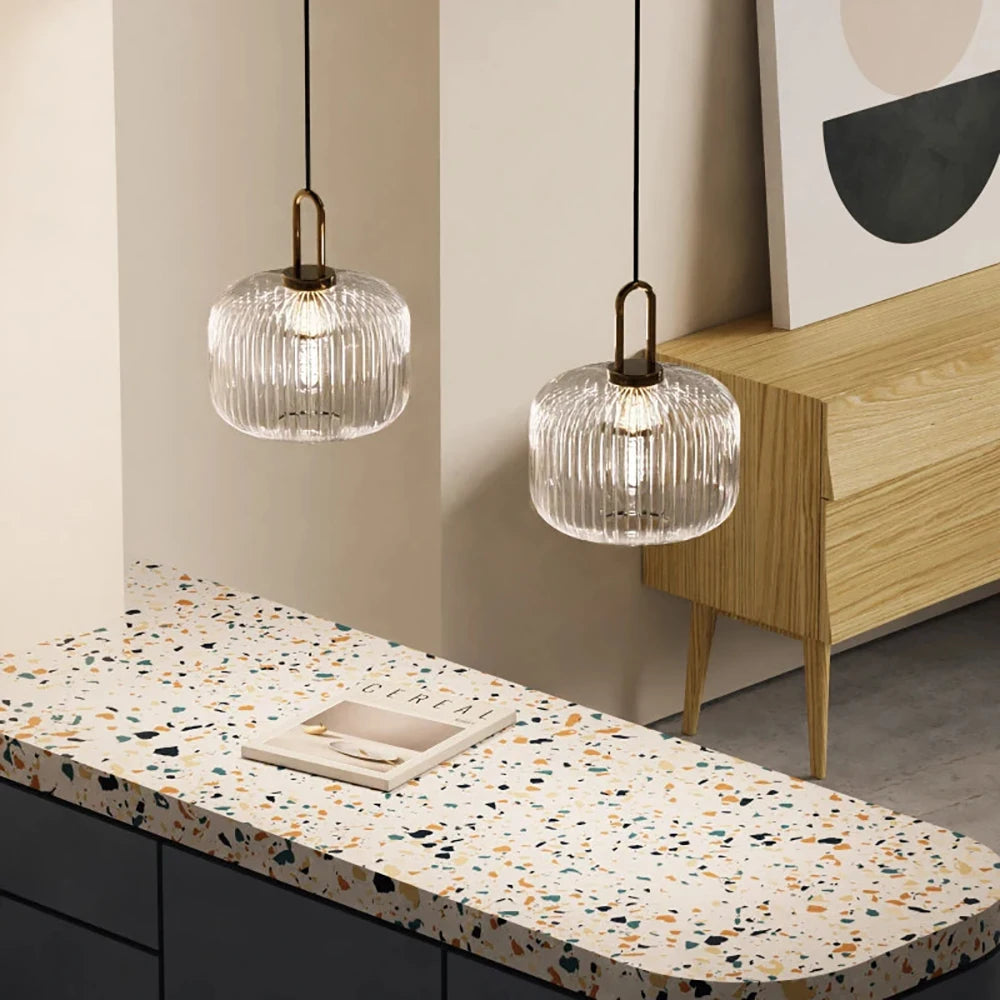 Glass Pendant Light Japanese Pendant Lamp