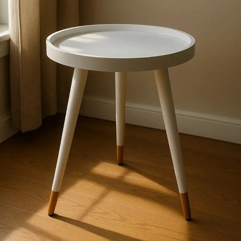 Minimalist Walnut Top End Table