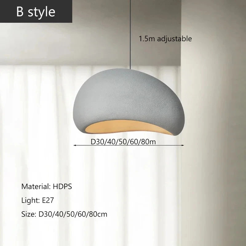Nordic Wabi Sabi Style Led E27 Chandelier