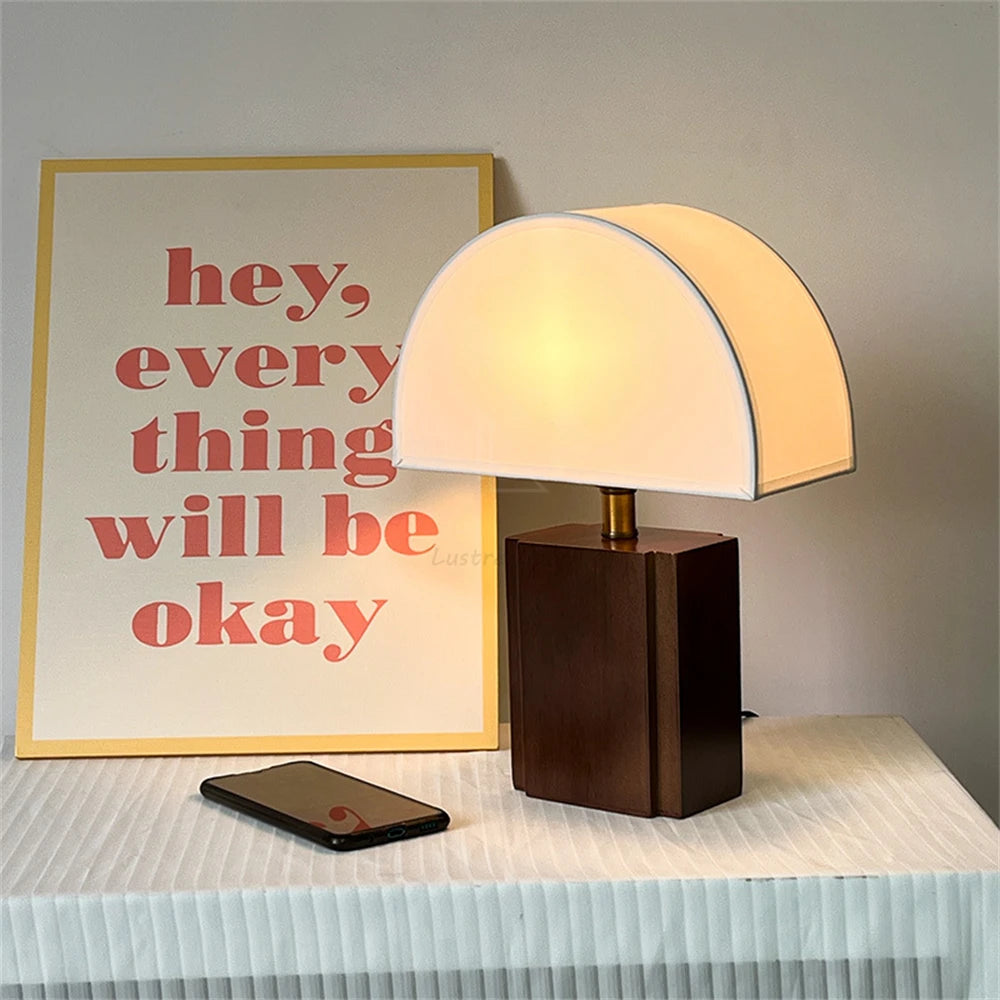 Wabi-Sabi Retro Lampshade Decorative Table Lamp