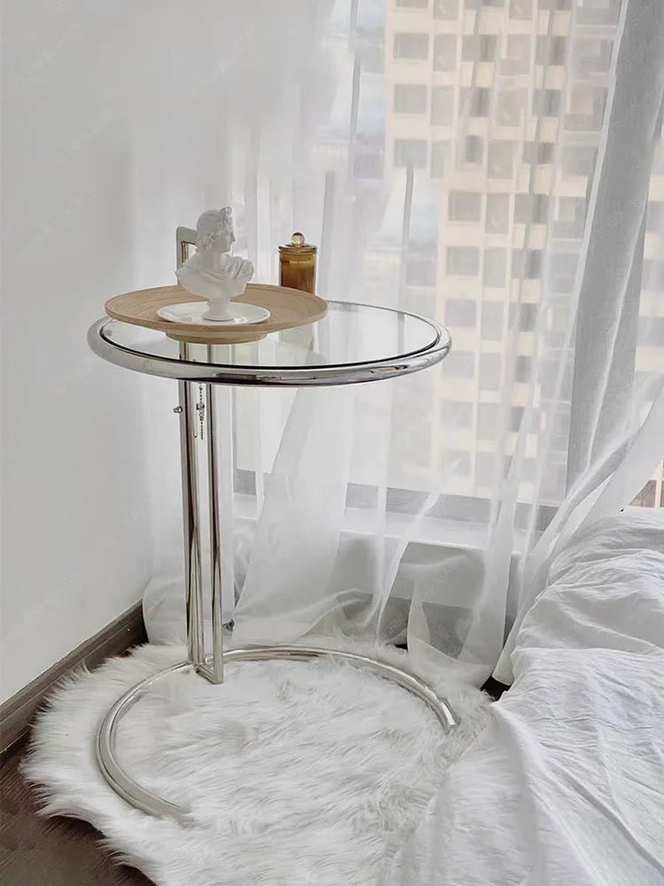 Nordic Glass Coffee Tables Living Room Furniture Side Table