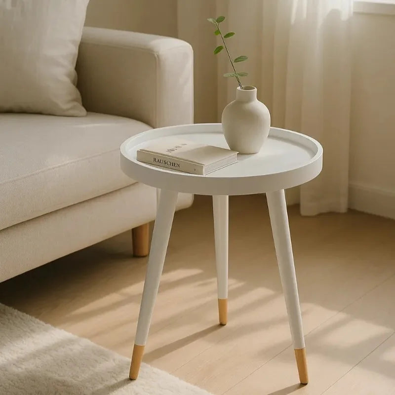 Minimalist Walnut Top End Table